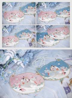 没猫饼·绣花包-资料图