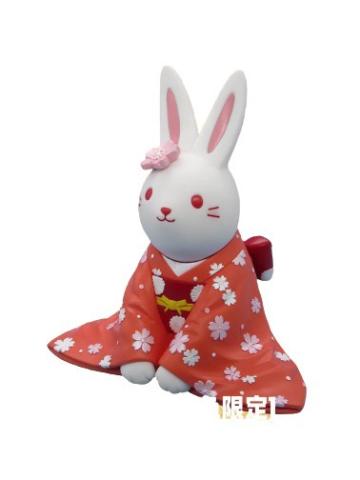 祈愿兔樱花季节句人形【赤色限定】