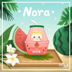  Mini watermelon milk nora-资料图