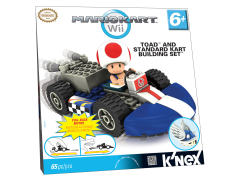 K'NEX Mario Kart Building Set 奇诺比奥 Toad and Standard Kart-资料图