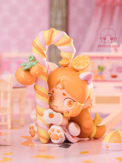 品牌Jennyland：Jennie拐杖糖萌喵系列之橘子糖果限定-资料图