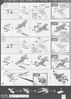 Spacecrafts & Vehicles 星球大战塑料模型 红五X翼星际战斗机-资料图