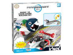K'NEX Mario Kart Building Set 玛丽奥 汪汪 Mario vs Chain Chomp-资料图