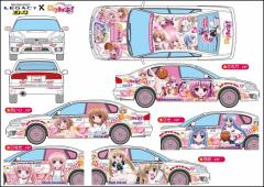 Itasha 袴田日向 香椎爱莉 湊 智花 三泽真帆 永冢纱季 Subaru Legacy B4 RSK-资料图