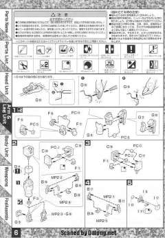 MG MS-06F2 扎古Ⅱ 后期型 联邦军 Ver.-资料图