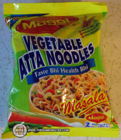 Vegetable Atta Noodles Masala