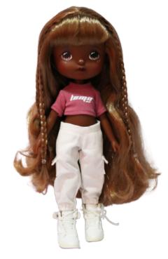 烧肌黑柠搪胶胶皮人偶-资料图