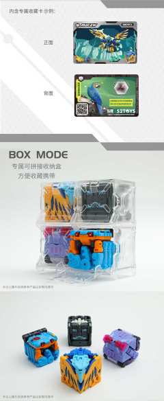 猛兽匣 BB-09CL 机械鹦鹉 飞鸟族 长隆款-资料图