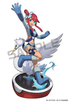 Pokémon Center Original Figure 风露 舞天鹅 -资料图