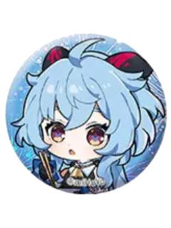 甘雨-磬弦奏华夜系列Q版角色迷你徽章