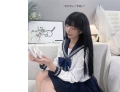 绀黑双色水手服-资料图