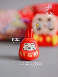 mini达摩兔-福气