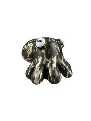 “抓钱手”八爪鱼招财章鱼皮质公仔-大号