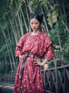 唐制红色上衣-资料图
