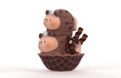 巧克力华夫熊双球-资料图