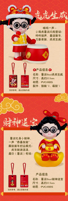 虎虎生威新年吊卡-资料图