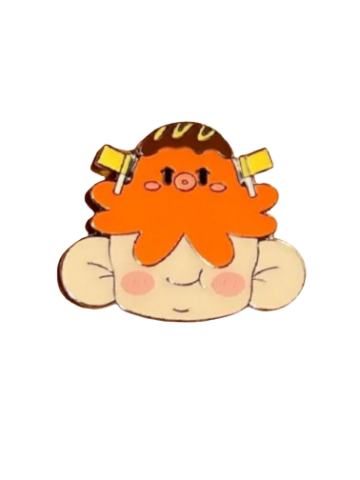 ellfy章鱼香肠徽章