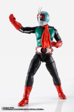 SHF 真骨雕 假面骑士新2号 50周年纪念Ver.-资料图