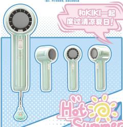 炫彩电镀高速手持风扇-资料图