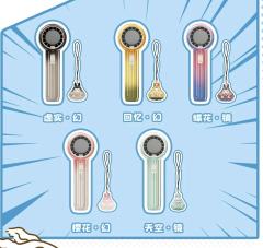 炫彩电镀高速手持风扇-资料图