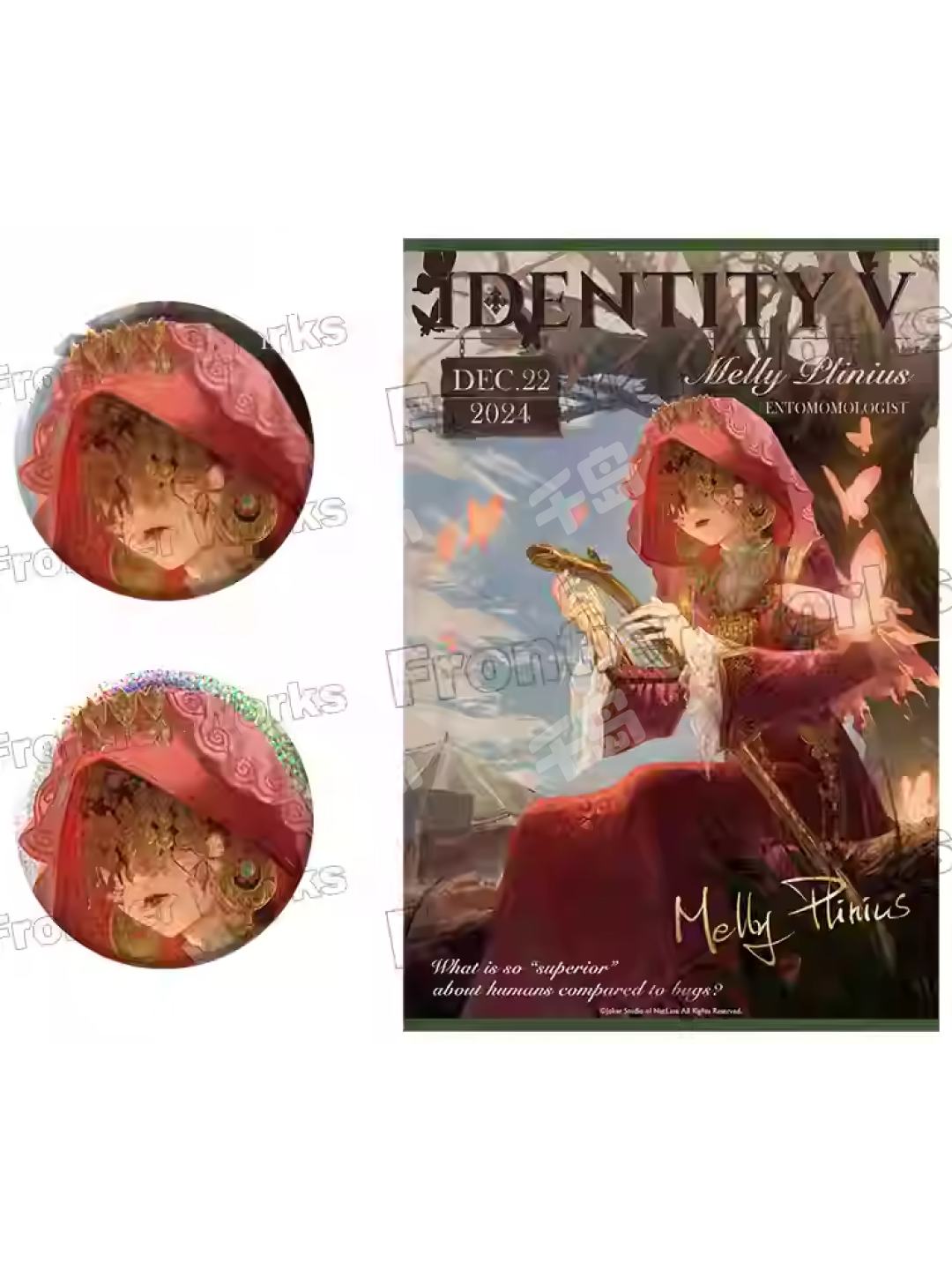 昆虫学者(12月吧唧套装)-2024角色纪念日生日周边| 2024角色纪念