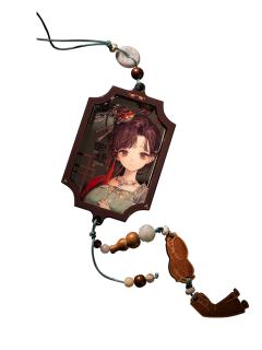 曲娘-温其如玉角色镜面亚克力挂件