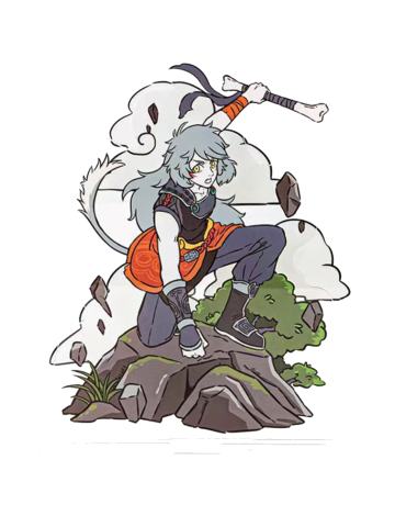 哮天-山海天泽亚克力立牌