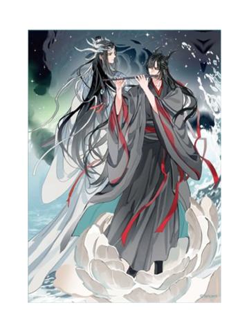 魏无羡＆蓝忘机海报-御龙归藏系列第二弹周边