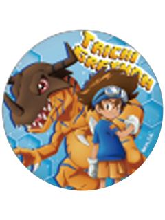 八神太一&暴龙兽-上海快闪店25周年徽章盲盒