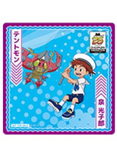 泉光子郎&甲虫兽-卡拉OK招财猫特典水手杯垫