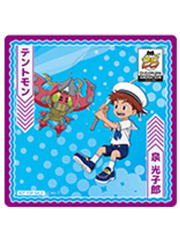 泉光子郎&甲虫兽-卡拉OK招财猫特典水手杯垫