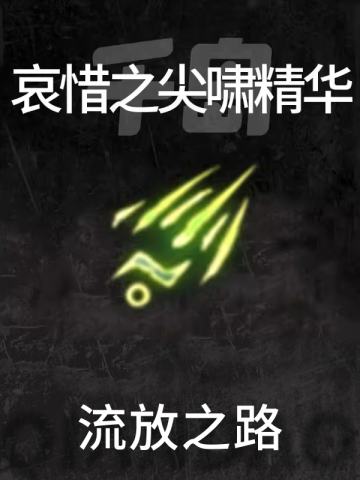 哀惜之尖啸精华
