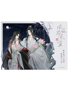 魏无羡&蓝忘机(竹筠款亚克力拍立得)-风荷长宜系列第1弹周边