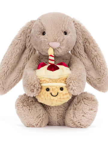 Bashful Beige Birthday Bunny