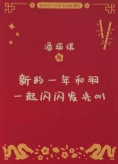 潘瑛琪 24新年祝福签