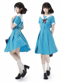 星石文学部·晴空蓝夏服套装-资料图
