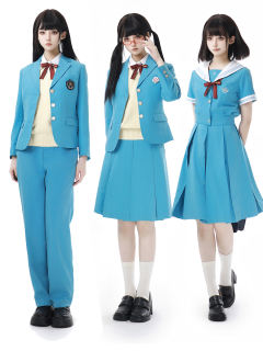 星石文学部·晴空蓝夏服套装-资料图