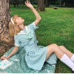 星石文学部·薄荷曼波夏服套装-资料图