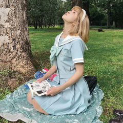 星石文学部·薄荷曼波夏服套装-资料图