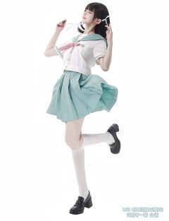 星石文学部·薄荷曼波夏服套装-资料图