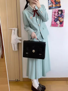 星石文学部·薄荷曼波夏服套装-资料图