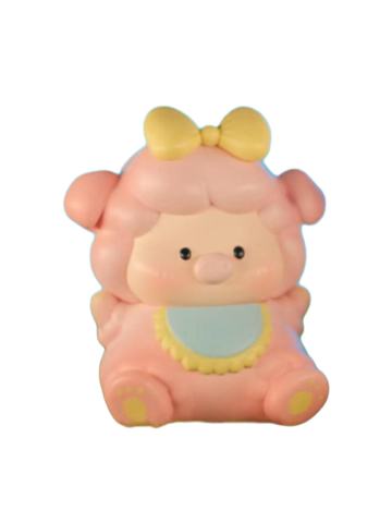 小粉猪坐姿