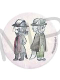 森鸥外&福泽谕吉-昭和风猫耳吧唧