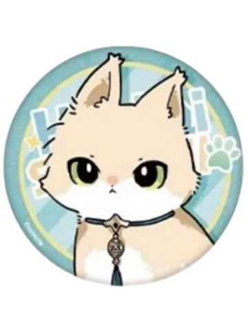 罗刹猫-小不点猫猫系列马口铁徽章