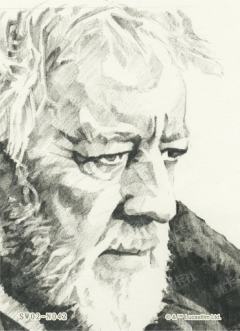 头像素描卡