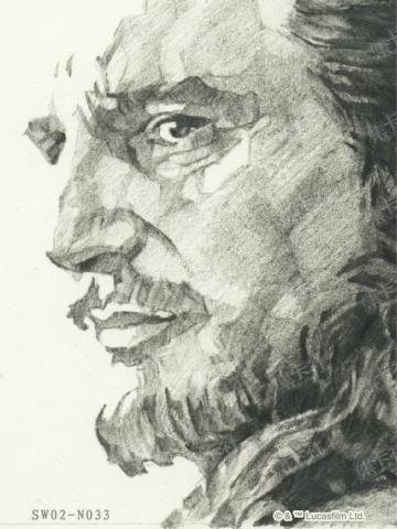 头像素描卡