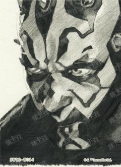 头像素描卡