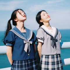 泡泡袖水手服-资料图