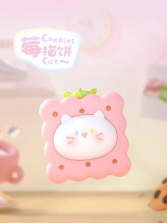 莓猫饼Cookies Cat