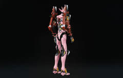MECHA-005M 泛用人形决战兵器 人造人新世纪福音战士改8号机γ 纯色版-资料图